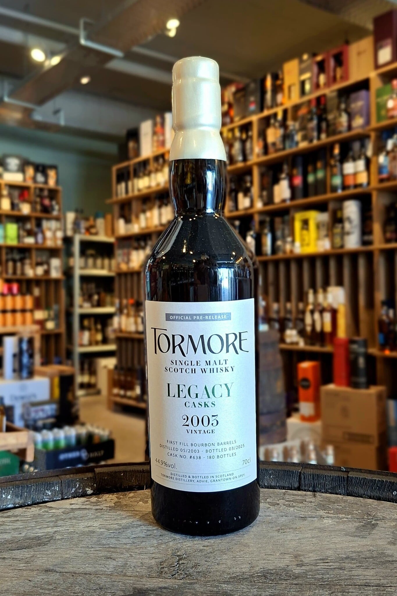 Tormore Legacy Single Cask 21yo 2003 #638 (official pre-release)