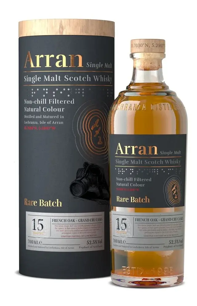 Arran 15Y. Rare Batch French Oak Grand Cru