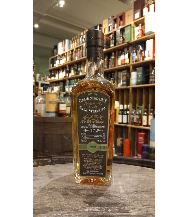 Miltonduff 2008 Cadenhead Chairman's Stock