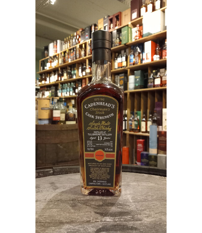 Tullibardine 2013 Cadenhead Chairman's Stock