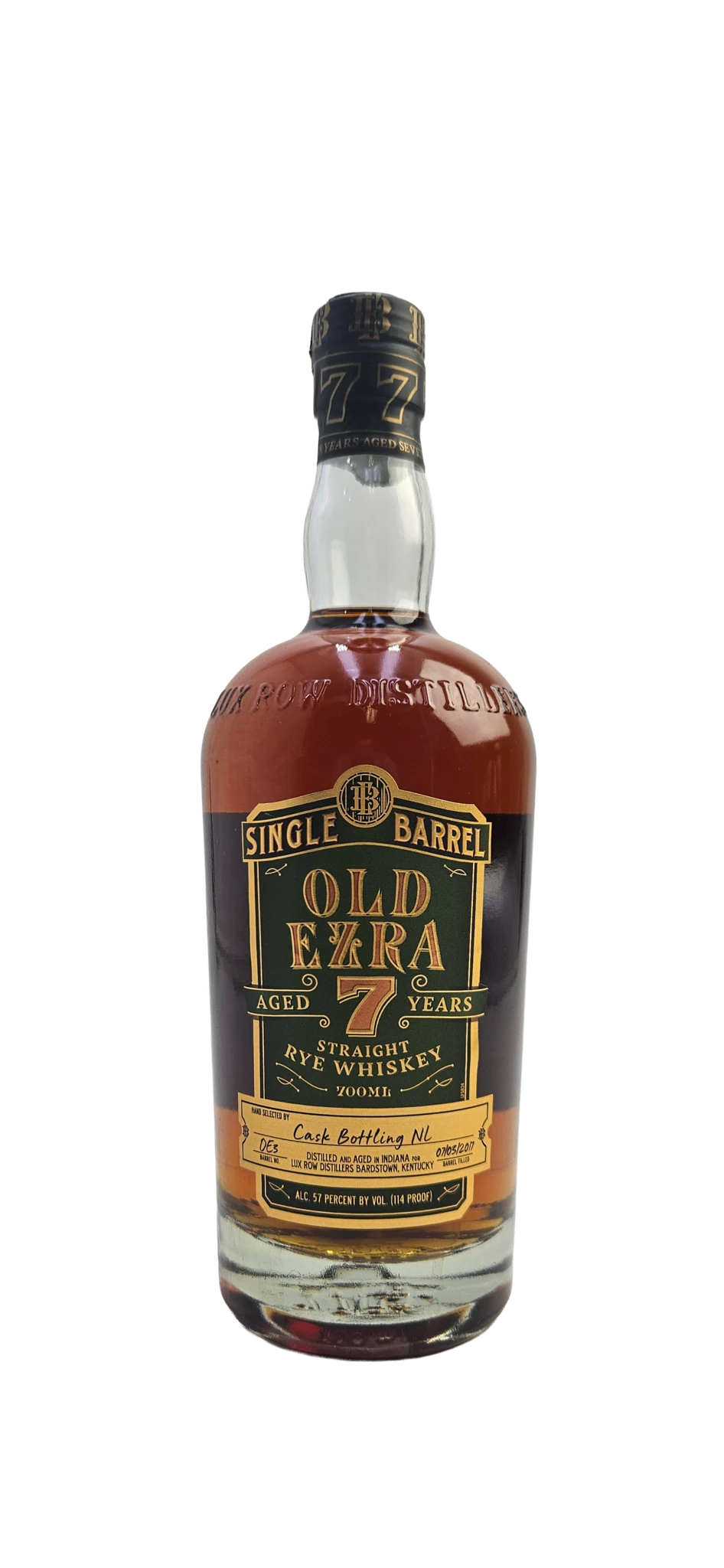 Old Ezra Straigth Rye Single Barrel