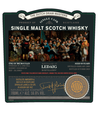 Ledaig 16 years Dutch Dram Masters - Old Particular