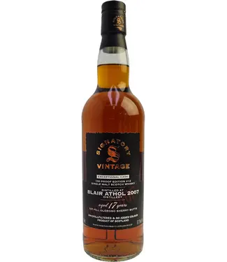 Blair Athol 2007 Signatory 100 Exceptional Cask Proof #12