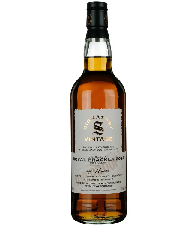 Royal Brackla 2014 Signatory Vintage 100 Proof #67