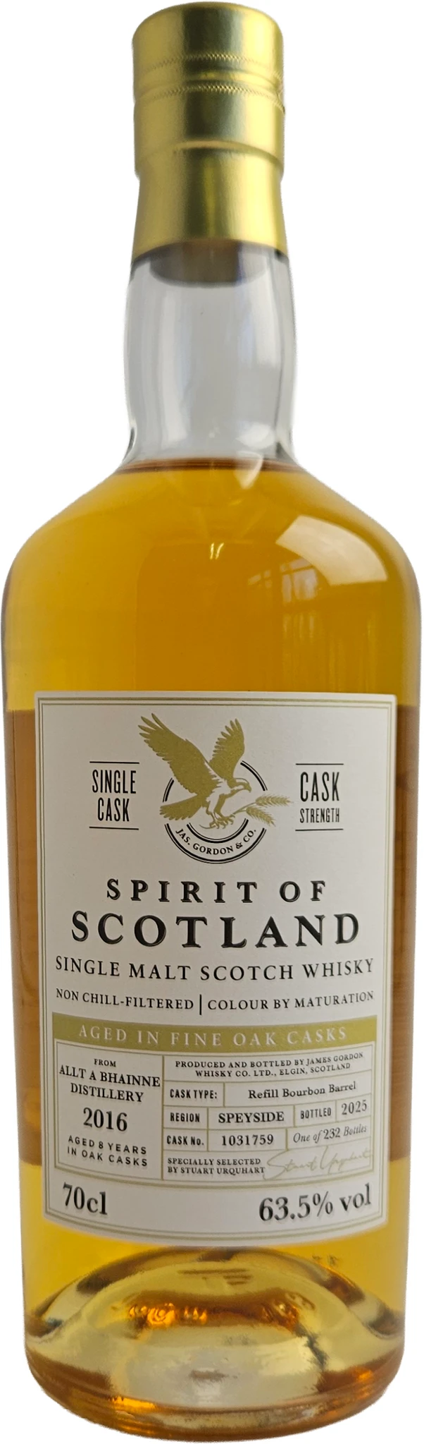 Allt A Bhainne 2016 Spirit of Scotland - Gordon&Macphail