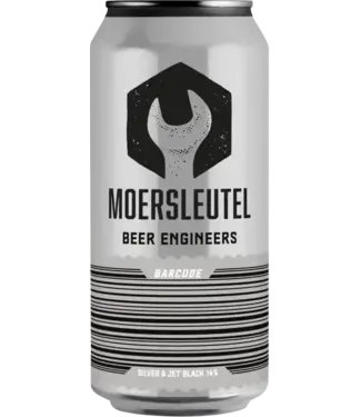 De Moersleutel - Barcode Silver JetBlack