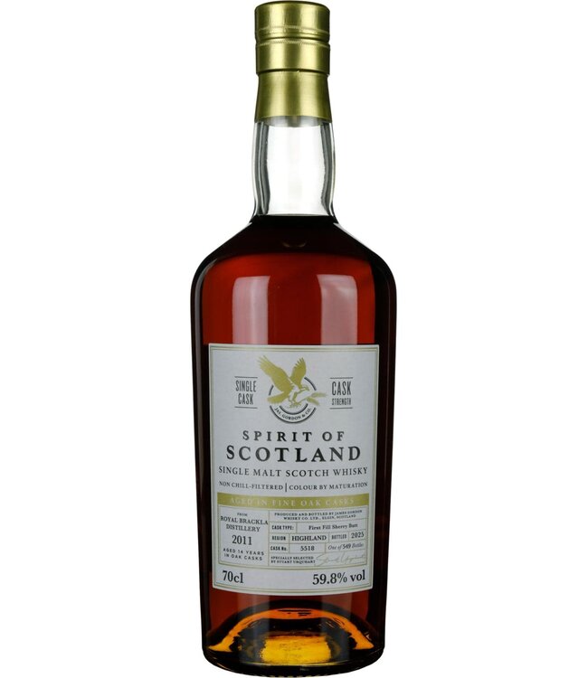 Royal Brackla 2011 - 14 years #5518 - Spirit of Scotland (Gordon & Macphail)