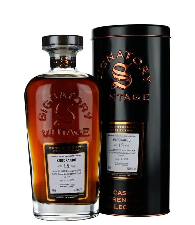 Knockando 2010 - 15 years Signatory Vintage Cask Strength cask #4