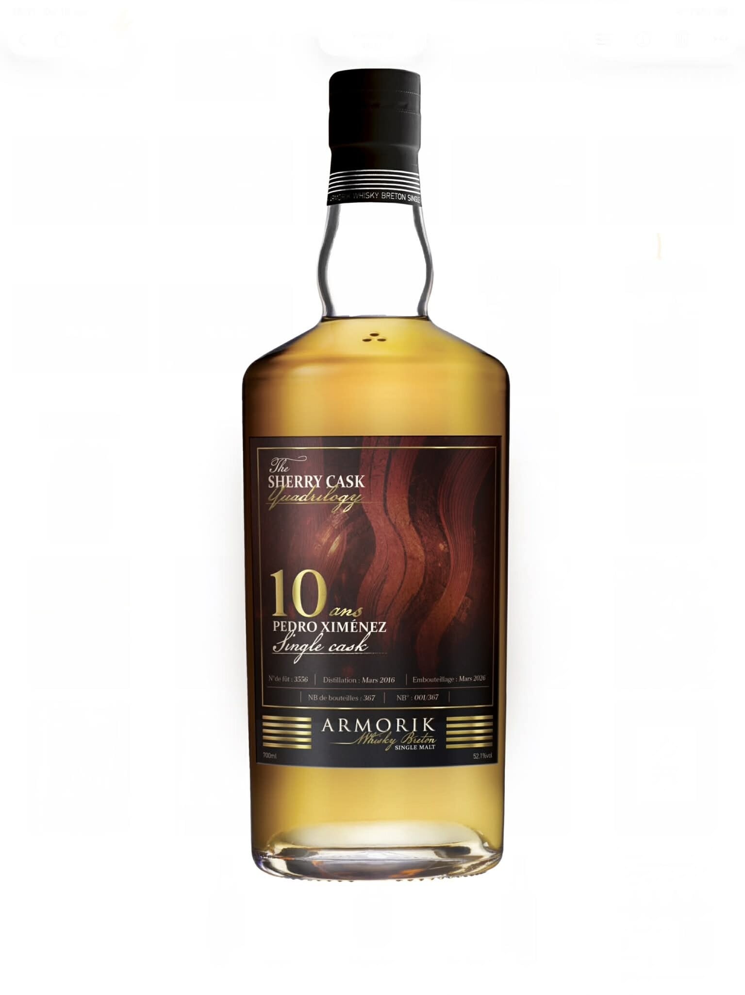 Armorik 10 year old The Sherry Cask Quadrilogy - Pedro Ximenez