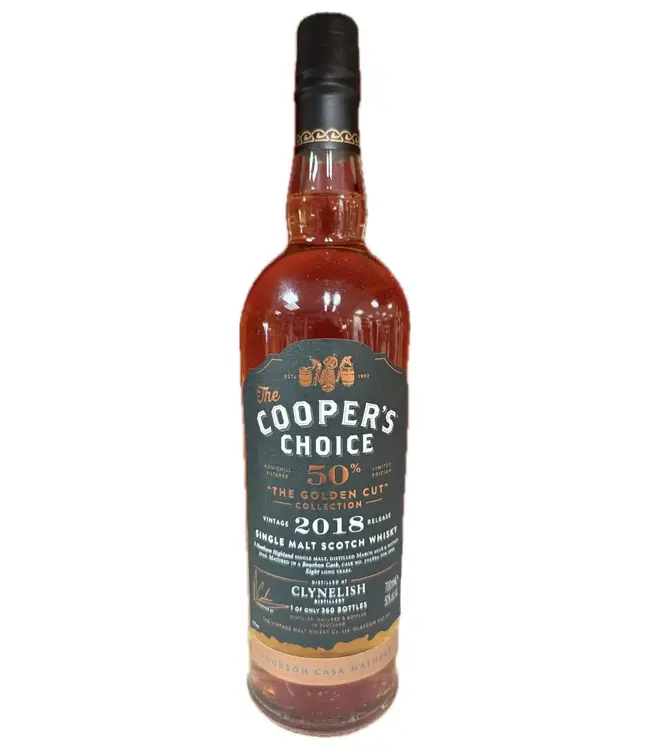 Coopers Choice Golden Cut Clynelish 8 YO 2018