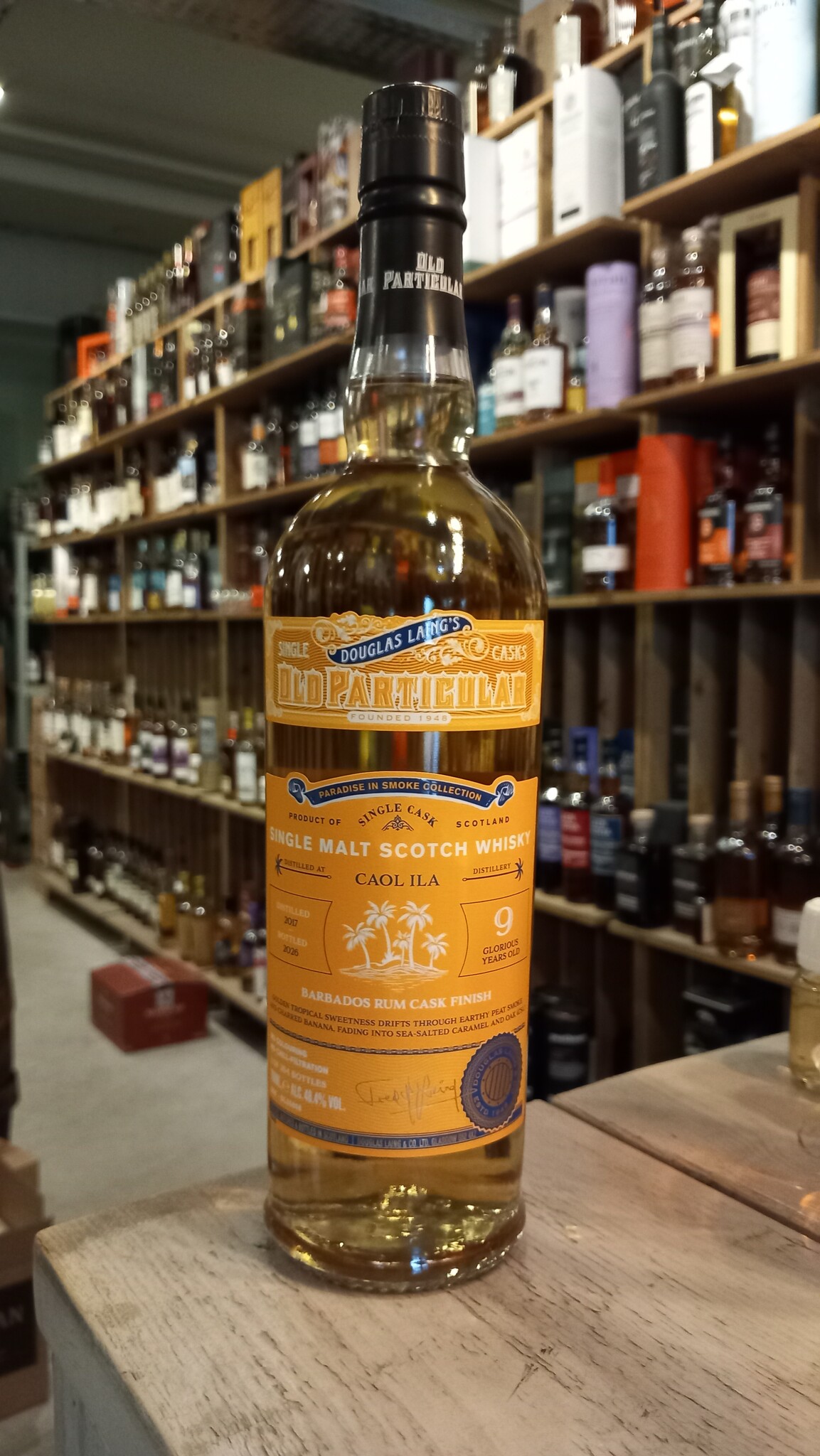 Caol Ila 9 Years Barbados Rum finish - Old Particular