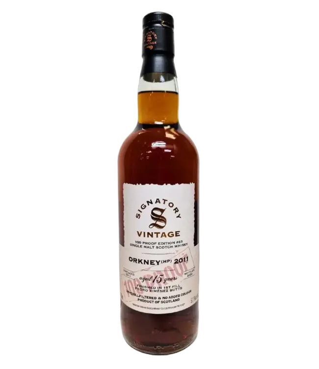 Signatory Orkney 15 (Highland Park) 2011 - 100 PROOF #83