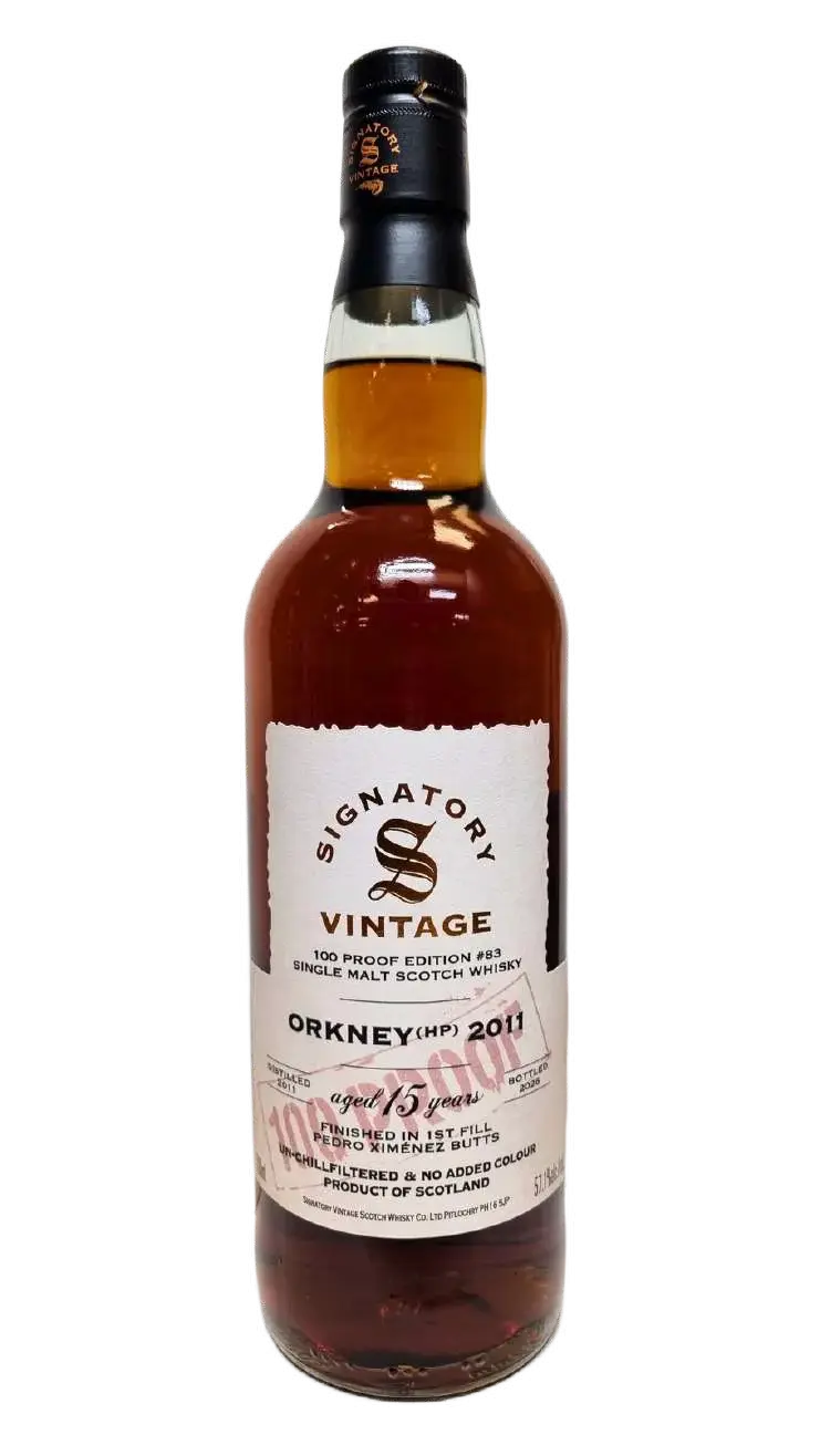 Signatory Orkney 15 (Highland Park) 2011 - 100 PROOF #83
