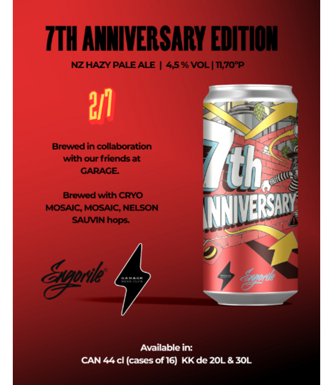 Engorile 02/07 Anniversary (Garage collab)