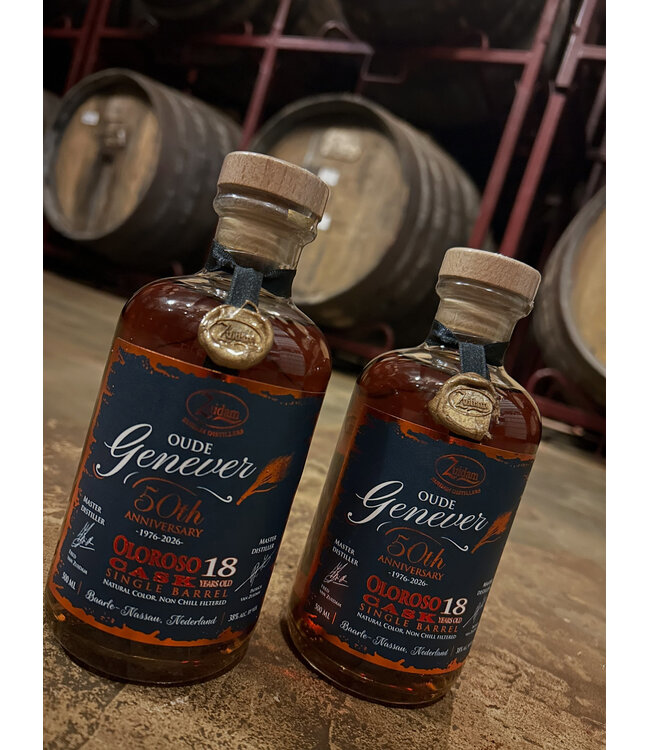 Zuidam Oude Genever 18 jaar Oloroso 50th anniversary