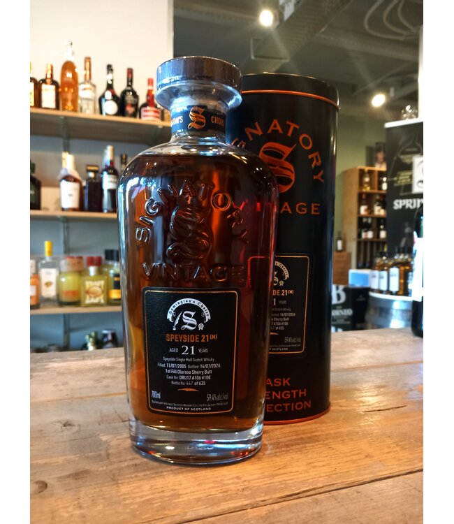 Speyside (M) 2005 Signatory Vintage - DRU17 A106 #108