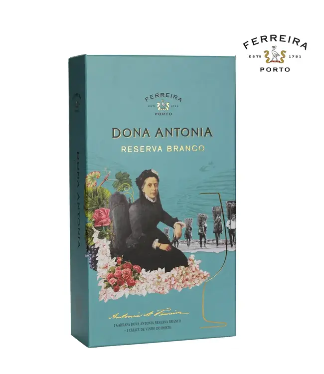 Ferreira | Dona Antonia Branco Giftbox + Glass