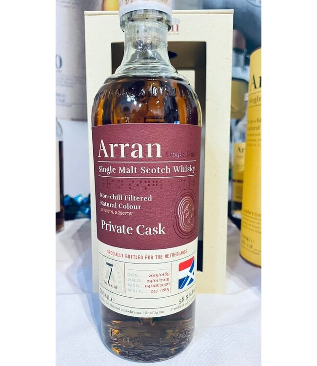 Arran 2019 Singel Cask for the Netherlands #2019/0189