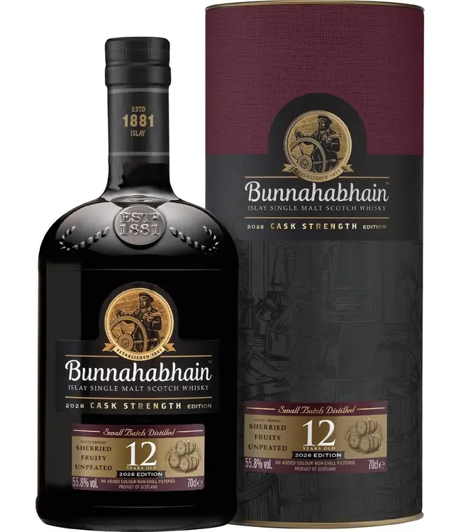 Bunnahabhain 12Y Cask Strength 2026