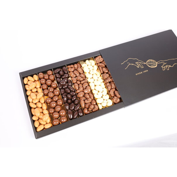 Let's Get Nuts Brievenbus cadeau luxe choco noten