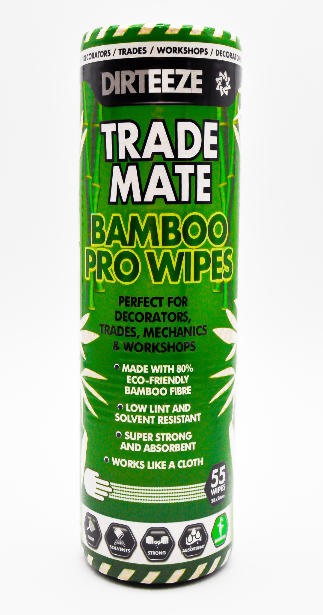 Pantser alle doekjes uitgedroogd