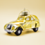 MondiHome Saint-Tropez Christmas Cars Or