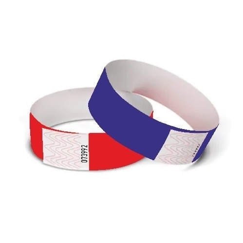 TYVEK© Blank Wristbands Tyvek© 10 Color Mix - 100 pcs