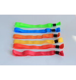 CombiCraft Blank Wristbands Textile 5-Colour Mix with caplock closure 100 pcs