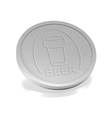 CombiCraft Standard Plastic  Food & Beverage Tokens Ø29mm with Embosed Print of 'beer' - 250 pcs