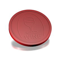 Plastic Drink Token Wine 250 pcs