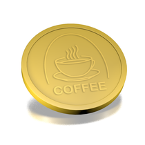 Plastic Drink Token Coffee 250 pcs