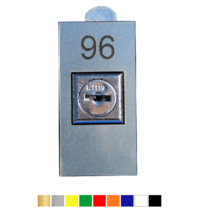 Number Tags Plastic with hole for lock