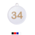 CombiCraft Number Tags Polystyrene