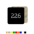 CombiCraft Number Tags Plastic Square with tape