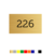 CombiCraft Number Tags Plastic Rectangular