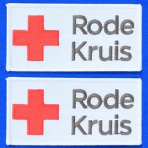 Fabric Patches Rode Kruis