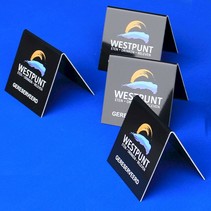 Acrylic Table Signs Westpunt