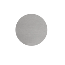 Blank Aluminum Round Silver with tape