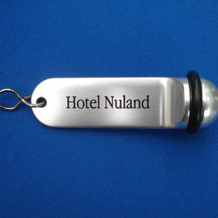 CombiCraft Big Classic Hotel Key Chain with text engraving