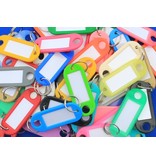 CombiCraft Key Tags Colour Mix 100 pcs with key ring