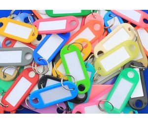 Paper key outlet tags bulk