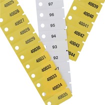 Plastic Number Tags