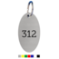 CombiCraft Numbered Acrylic Key Tags Oval portrait