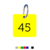 CombiCraft Key Tags Rectangular Portrait with number