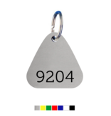 CombiCraft Numbered Acrylic Key Tags Triangle