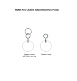 CombiCraft Midi Classic Hotel Key Chain with numbering