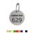 CombiCraft Numbered Key Tags Round with text