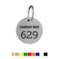 CombiCraft Numbered Acrylic Key Tags Round with number and text