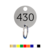 CombiCraft Numbered Key Tags Round with hanging hole
