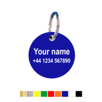 Key Tags with name and phone number